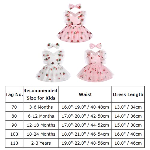 Strawberry Birthday Decoration Berry First Birthday Party Supplies, Berry Sweet One Birthday Cake Smash Princess Photoshoot Tutu Ruffle Backless Toddler Ceremony Dress White - berry 12-18 Months