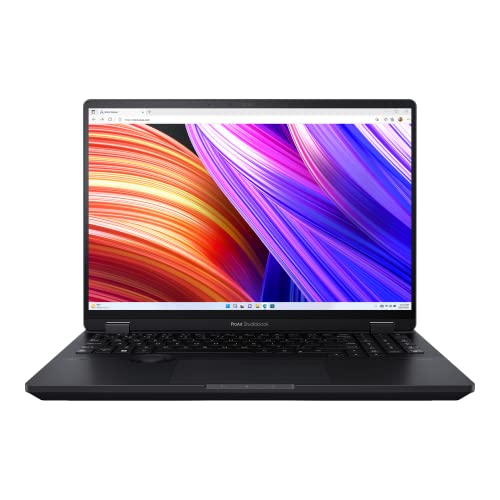 ASUS 2023 ProArt StudioBook 16 OLED Laptop, 16” 3.2K OLED Touch Display, Intel Core i9-13980HX CPU, Nvidia Geforce RTX 4070 GPU, 32GB DDR5 SO-DIMM RAM, 1TB SSD, Windows 11 Home, H7604JI-DS96T