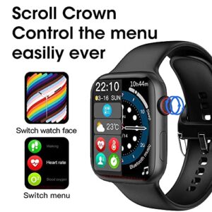 2023 New Smartwatch T900 Pro Max L Series 8 Smart Watch 1.92Inch Men Women Bluetooth Call Custom Watch Face Watch 8 Smart Watch PK i8 Pro Max T900 Pro Max Series 8 X8 Ultra (Black)