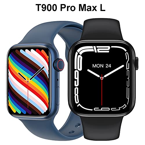 2023 New Smartwatch T900 Pro Max L Series 8 Smart Watch 1.92Inch Men Women Bluetooth Call Custom Watch Face Watch 8 Smart Watch PK i8 Pro Max T900 Pro Max Series 8 X8 Ultra (Black)