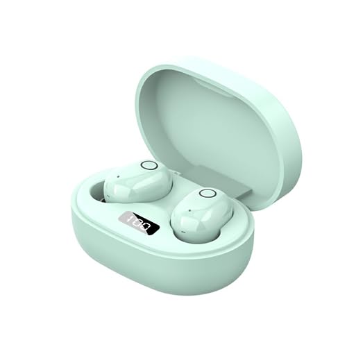 Wireless Earbuds Bluetooth 5.3 Headphones with Wireless Charging Case Touch Control Wireless Noise Cancelling Earbuds IPX5 Waterproof Stereo Headphones, Wireless Earbuds for iPhone/Android/iOS (Green)