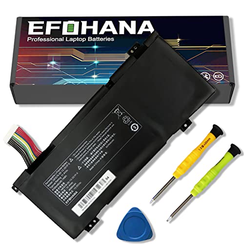 EFOHANA GK5CN-00-13-3S1P-0 Laptop Battery Replacement for Getac Tongfang GK6Z5CN Schenker XMG Neo 15 XNE15M19 Maingear Vector 15 Eluktronics Matrix RP-17 Series 11.4V 46.74Wh 4000mAh