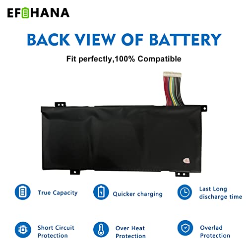 EFOHANA GK5CN-00-13-3S1P-0 Laptop Battery Replacement for Getac Tongfang GK6Z5CN Schenker XMG Neo 15 XNE15M19 Maingear Vector 15 Eluktronics Matrix RP-17 Series 11.4V 46.74Wh 4000mAh