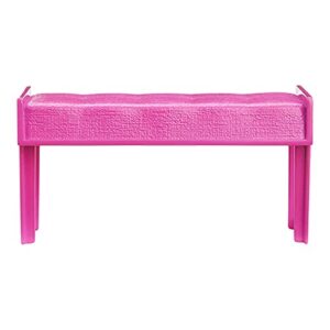 replacement parts for barbie dreamhouse playset - grg93 ~ barbie doll size pink plastic coffee table