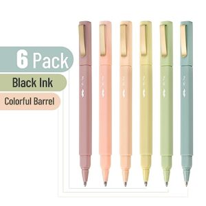 Mr. Pen- Aesthetic Pens, 6 Pack, Black Ink, Fast Dry, No Smear Bible Pens No Bleed Through, Fine Point Pen, Ballpoint Pens Ballpoint, Fine Tip Pens for Note Taking, Pens Aesthetic