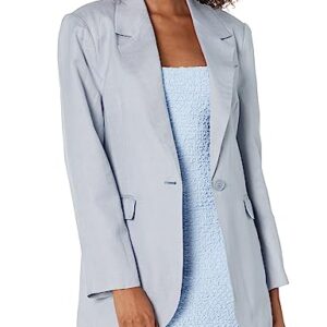 ASTR the label Women's laudine Blazer, Slate Blue, Medium