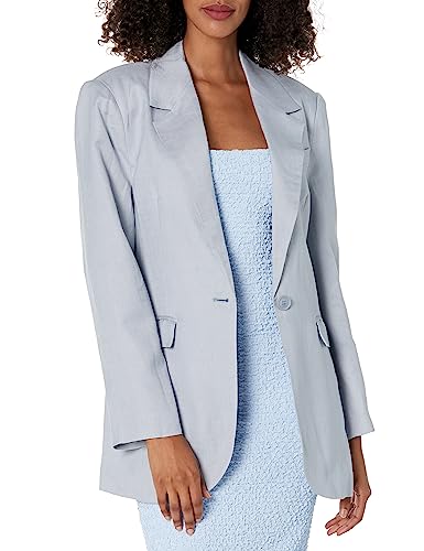 ASTR the label Women's laudine Blazer, Slate Blue, Medium