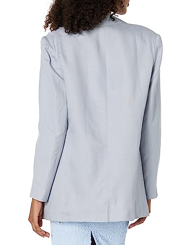 ASTR the label Women's laudine Blazer, Slate Blue, Medium