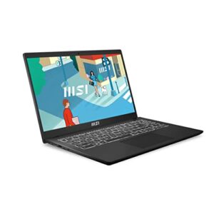 MSI Modern 15 Laptop: Ryzen 5 7530U, UMA AMD Radeon Graphics, 15.6" FHD, 16GB DDR4, 1TB NVMe SSD, 180-Degree Lay-Flat, Type C, Win 11 Home: Classic Black B7M-224US