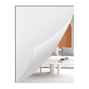 darenyi a2 acrylic mirror sheet for wall, 16.5" x 23.2" large rectangular mirror tiles frameless wall mounted mirror self-adhesive mirror stickers for vanity bedroom home decor