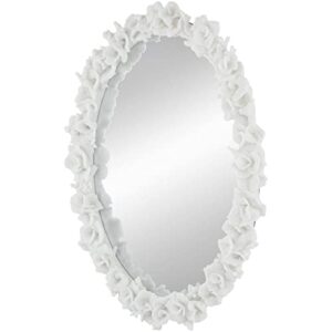 A&B Home Coral Mirror - 27.5" W x 3" L x 35.5" H - White