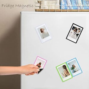 Orga'Neat 2x3 Magnetic Photo Frame Refrigerator for Fujifilm Instax Mini Instant Film, Magnet Picture Frames for Fridge Small Picture Holder for 8.6cm*5.4cm Picture -5 Pack