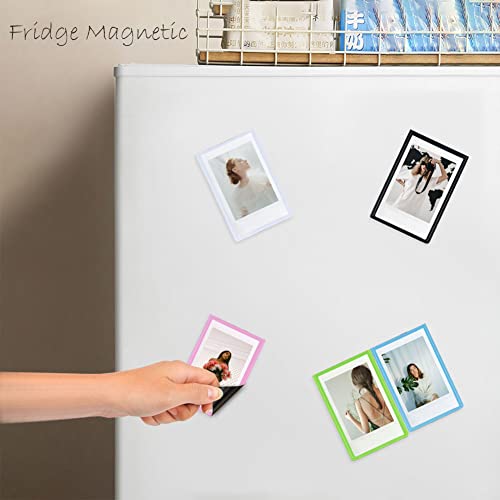 Orga'Neat 2x3 Magnetic Photo Frame Refrigerator for Fujifilm Instax Mini Instant Film, Magnet Picture Frames for Fridge Small Picture Holder for 8.6cm*5.4cm Picture -5 Pack