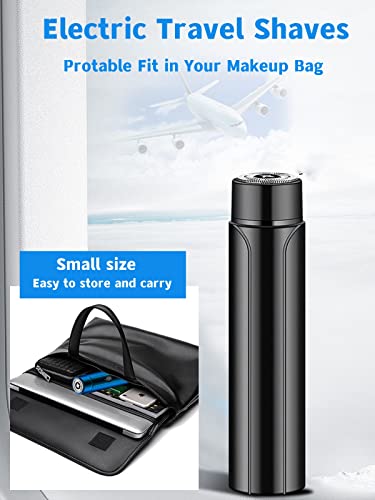 Taanimo Electric Razor Mini Shavers, Portable, USB Rechargeable, Perfect for Travel and Touch-ups, Unisex Men Women, Blue