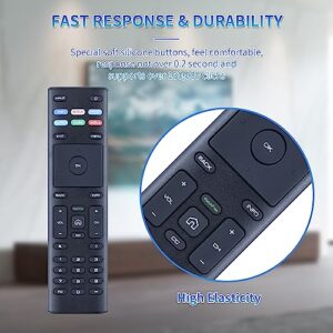 XRT136 Replace Remote Control fit for VIZIO Smart TV D50x-G9 D65x-G4 D55x-G1 D40f-G9 D43f-F1 D70-F3 V505-G9 D32h-F1 D24h-G9 E70-F3 D43-F1 V705-G3 P75-F1 D55x-G1 V405-G9 E75-F2 D32f-F1 D24f-F1