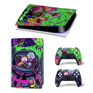 anime p-s5/play-station digital version protectors skin, durable, bubble-free console and controllers stickers protectors accessories for p-s5