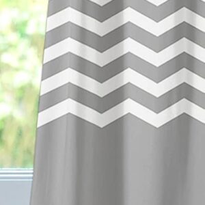 Artwork Store Valances Windows Curtain Blue Anchor Gary and White Zig Zag Pattern Kitchen Valances Rod Pocket Window Treatment Short Curtains Valance for Window 1 Panel,60 by 18 inches