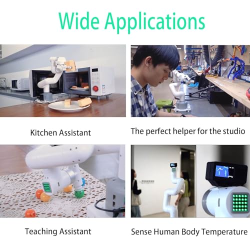 ELEPHANT ROBOTICS Open Source 6 Axis Robotic Arm, myCobot 280 with M5Stack 2023, Collaborative Robot, Desktop Robot Arm Education ROS Robots, Programming for Various Applications