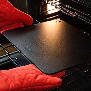 Chef Pomodoro Pizza Steel for Oven, 16 x 13.5 x 0.25 Thick, Baking Steel for Oven, Baking Steel Pizza Stone for Grill and Oven, Original Baking Steel, Artisan Steel