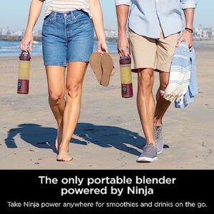 Ninja BC151CR Blast Portable Blender, Cordless, 18oz. Vessel, Personal Blender-for Shakes & Smoothies, BPA Free, Leakproof Lid & Sip Spout, USB-C Rechargeable, Dishwasher Safe Parts, Cranberry Red