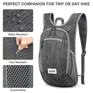 G4Free 10L/15L Hiking Backpack Lightweight Packable Hiking Daypack Small Travel Outdoor Foldable Shoulder Bag