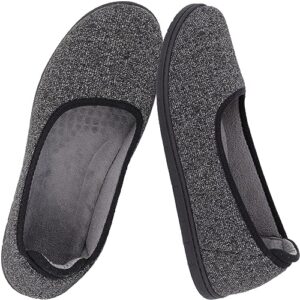 nuhaus women's casual slippers with elasticized all around the opening and removable insole for easy wear