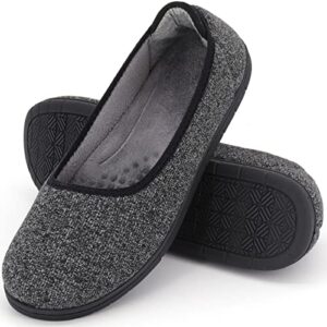 Nuhaus Women's Casual Slippers with Elasticized All Around the Opening and Removable Insole for Easy Wear