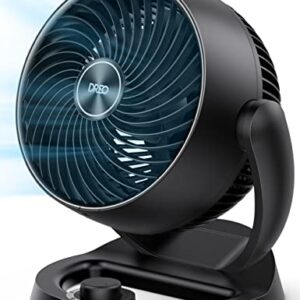 Dreo Tower Fan 42 Inch, Cruiser Pro T1 Quiet Oscillating Bladeless Fan with Remote, 6 Speeds, 4 Modes, Black Floor Standing Fan Powerful & New Desk Air Circulator Fan for Whole Room, 9 Inch