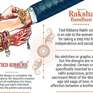 TIED RIBBONS Rakhi for Brother and Bhabhi with Gift Set | Swan Statue | Rakhi Thread | Roli Chwal Tika - Raksha bandhan Bhai Bhabhi Rakhi Set | Rakhi Card | Lumba Rakhi for Bhabhi