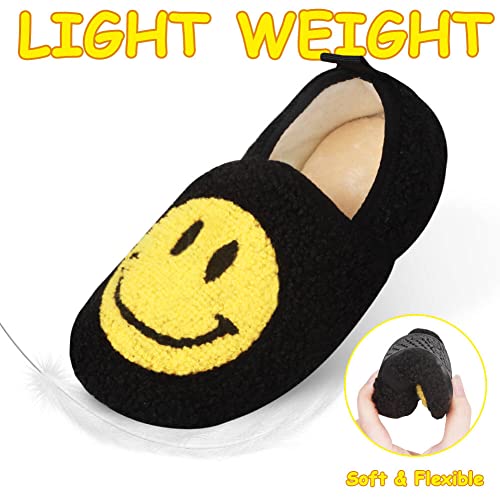 metricfalcon Smile Face Slippers Kids Girls Slippers for Kids Boys Soft Lightweight Cozy Indoor and Outdoor