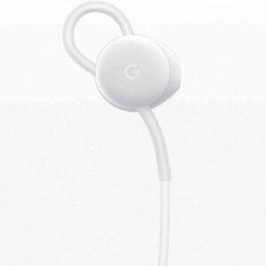 UrbanX USB-C Wired Digital Earbud Headset Compatible with Google Pixel Phones and All Other Type C Audio Jack Phones – White