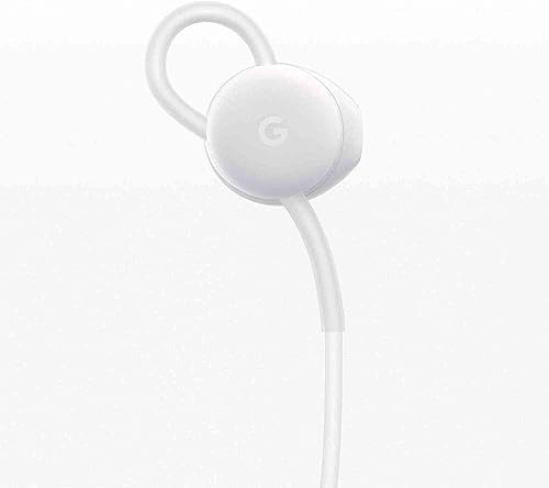 UrbanX USB-C Wired Digital Earbud Headset Compatible with Google Pixel Phones and All Other Type C Audio Jack Phones – White