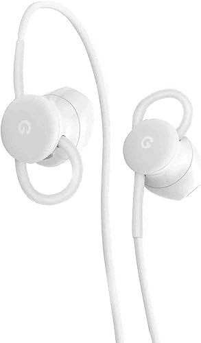 UrbanX USB-C Wired Digital Earbud Headset Compatible with Google Pixel Phones and All Other Type C Audio Jack Phones – White