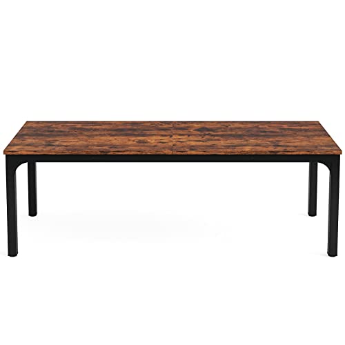 Tribesigns Dining Table for 6-8 Person, 78 inch Long Rectangular Kitchen Dining Table for Living Room and Dining Room, 78.7 x 27.5 x 29.5 Inches(Only Table)