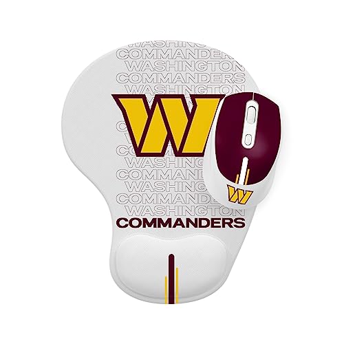 SOAR NFL Mouse and Mouse Pad, Washington Commanders