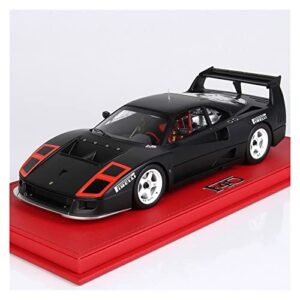 hindka scale models for ferrari ferrari f40 competizione 1989 black resin model collection 1 18 mini vehicles