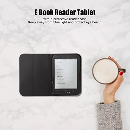 Ink Screen E Reader, Support FM Music Playback E Reader Devices Eye Protection Multifunction Navigation Buttons for Home for Office (16GB)
