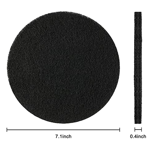 Compost Bin Kitchen Charcoal Filter 12 Pack, Extra Thick Charcoal Filters for Kitchen Compost Bins, Replacement Compost Filters for Countertop Bin