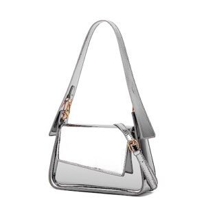 Hobo Bags for Women Patent Leather Tote Shiny Crossbody Bags Satchel Glossy Shoulder Bag Stylish Evening Purses 2023