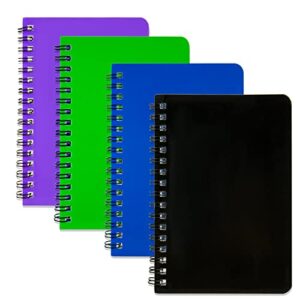 yihentiezz spiral notebook 4pack pocket notebook 4.2"x 6.1" pocket notepad small notebook (4pack spiral notebook)