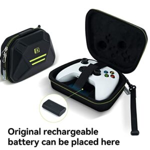 GeekShare Cute Gaming Controller Case-Controller Holder Hard Shell Travel Carrying Case for Xbox one,Xbox Series X|S,Xbox Elite Wireless Controller and Other Accessories (Black)