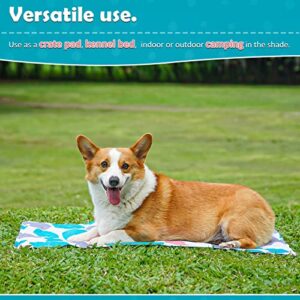 petamore XL Size Self - Cooling Pet Mats for Dogs and Cats - Pressure Activated Non-Toxic Solid Cooling Gel Dog Bed Summer Pets Pads