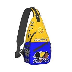 sigma gamma rho crossbody bag, outdoor travel shoulder bag, sigma gamma rho gift, sigma gamma rho backpack