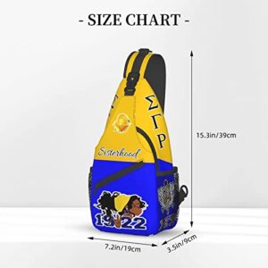 Sigma Gamma Rho Crossbody Bag, Outdoor Travel Shoulder Bag, Sigma Gamma Rho Gift, Sigma Gamma Rho Backpack