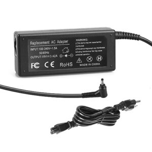 65w laptop charger for acer swift 1 3 5 sf515 sf315 sf314 sf313 sf114 spin 1 3 5 sp111 sp315 sp113 sp513 sp314 chromebook cb3 cb5 c720 c730 c731 c740 power supply adapter cord