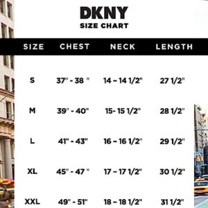 DKNY Men’s Polo Shirt – Cotton Mens Short Sleeve Polo Shirts | No Curl Collar Quick Dry Regular Fit Moisture-Wicking Golf Shirt for Men (Sizes: S-2XL) Coral