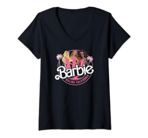 barbie - malibu logo v-neck t-shirt