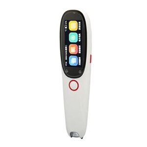 ocr pen scanner and reader, 134 language translator device dictionary pen, online & offline use scanner translation pen with lcd touchscreen, translation pen for students dyslexia