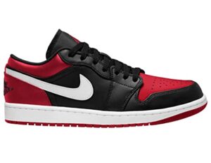 nike air jordan 1 low men's shoes alternate bred toe 553558 066 - size 9.5 white/black