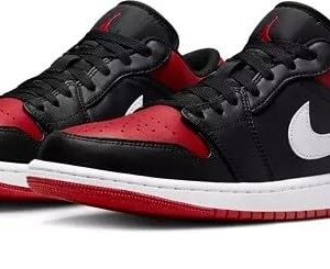 nike Air Jordan 1 Low Men's Shoes Alternate Bred Toe 553558 066 - Size 10.5 White/Black